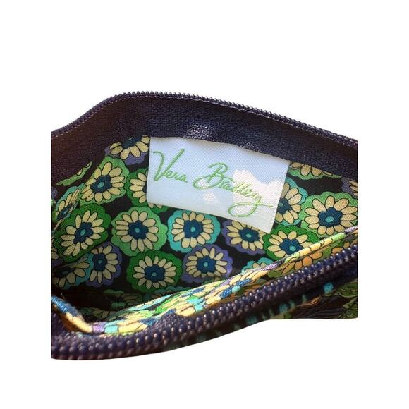 Vera Bradley Zippered ID Card Holder Rhapsody in Blue - Picture 3 of 10